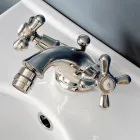 Single Hole Brass Bidet Tap with Classic Style Waste - Ercolina Viadurini