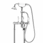 Classic Brass Bathtub Faucet Made in Italy - Riko Viadurini