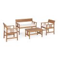 Living room 4 Accessories in Garden Wood Design in Acacia Wood- Roxen