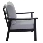 Living Room Consisting of 1 Sofa, 2 Armchairs, and 1 Coffee Table - Ticket Viadurini