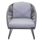 Living Room Consisting of 2 Armchairs with Coffee Table - Suitcase Viadurini