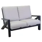 Living Room Consisting of Sofa, Coffee Table and Armchairs with Footrest - Noticeboard Viadurini