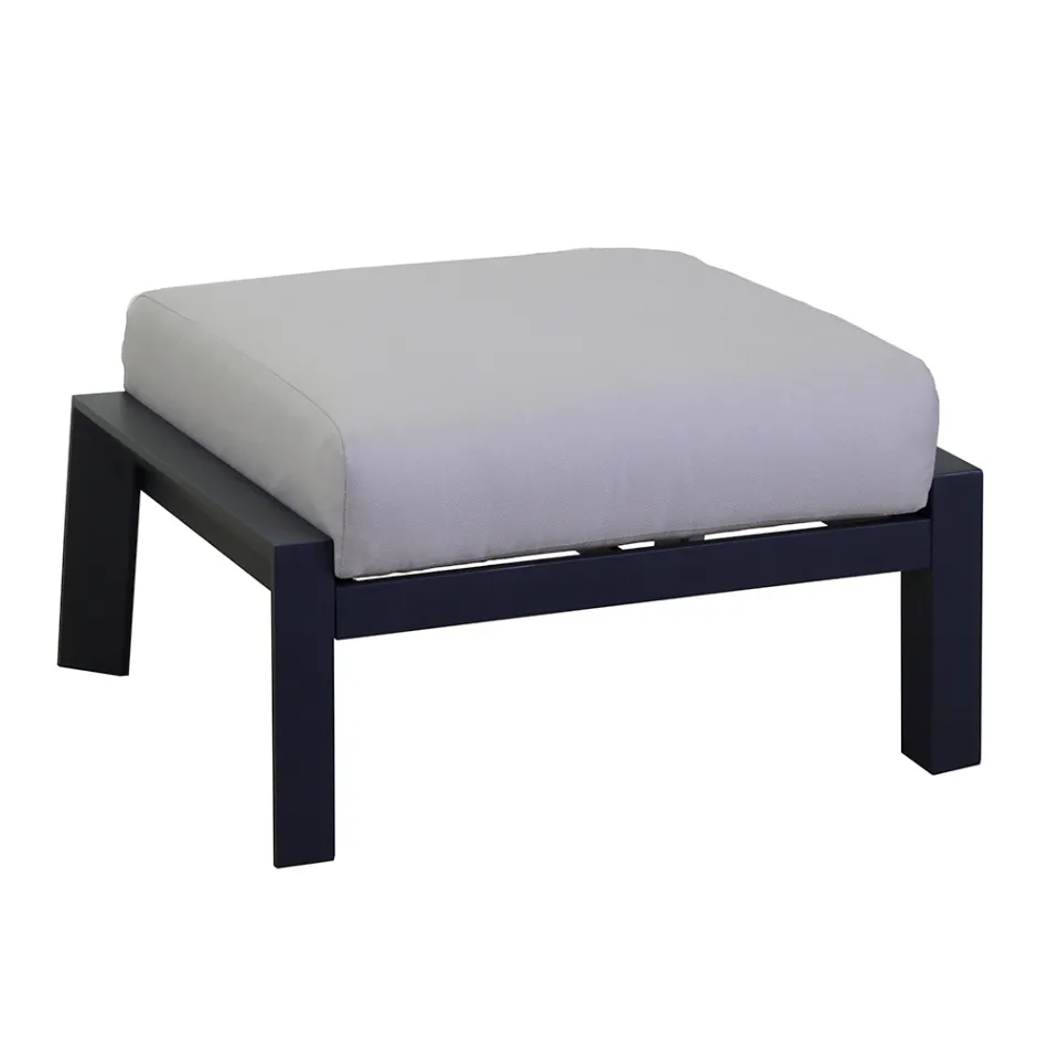 Living Room Consisting of Sofa, Coffee Table and Armchairs with Footrest - Noticeboard Viadurini