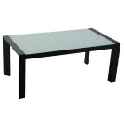 Living Room Consisting of Sofa, Coffee Table and Armchairs with Footrest - Noticeboard Viadurini