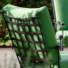 Artisan Outdoor Living Room in Iron Graphite Finish Made in Italy - Lietta Viadurini