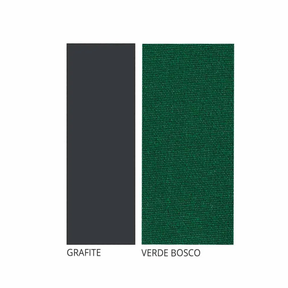 Artisan Outdoor Living Room in Iron Graphite Finish Made in Italy - Lietta Viadurini