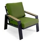 Outdoor Living Room Consisting of 1 Sofa, 2 Armchairs and 1 Coffee Table - Righello Viadurini