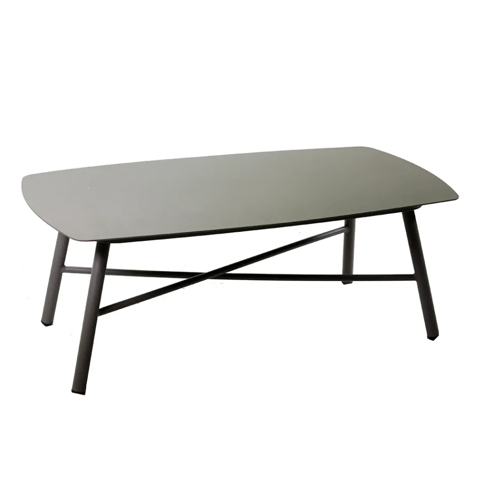 Outdoor Living Room Consisting of 1 3-Seater Sofa, 2 Armchairs and 1 Coffee Table - Righello Viadurini