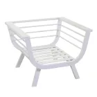 Outdoor Living Room Consisting of 1 3-Seater Sofa, 2 Armchairs and 1 Coffee Table - Righello Viadurini