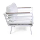 Outdoor Living Room Consisting of 2 Armchairs and 1 Aluminium Table - Righello Viadurini