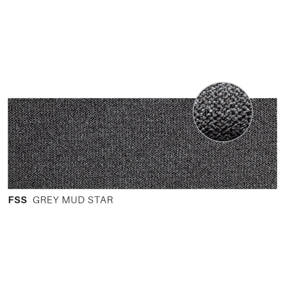 Outdoor Living Room with Sofa and 2 Armchairs in Fabric Made in Italy - Suki Viadurini