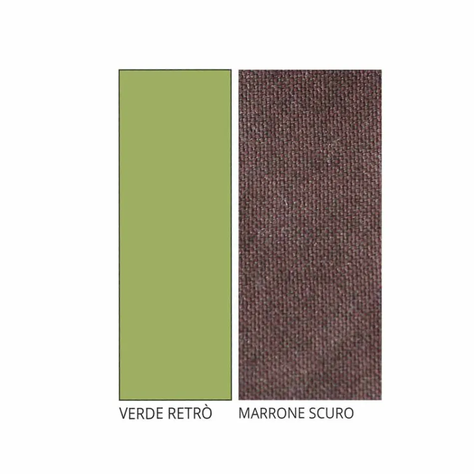 Outdoor Lounge with Handmade Iron Structure Made in Italy - Melinda Viadurini