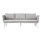 Outdoor Living Room with Aluminium Coffee Table in Different Colors - Harmony Viadurini