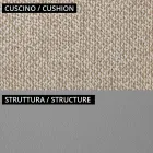 Garden lounge with 1 sofa and 2 armchairs Made in Italy - Planter Viadurini