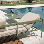 Garden Lounge with 2 Sofas and 1 Aluminium Coffee Table - Daisy Viadurini