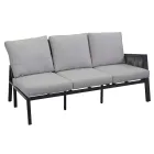 Garden Lounge with Sofa and Coffee Table Made of Aluminum - Label Viadurini