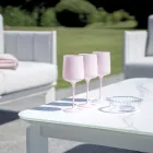 Aluminium and Fabric Upholstered Garden Lounge Set with Cushions - Vetra Viadurini