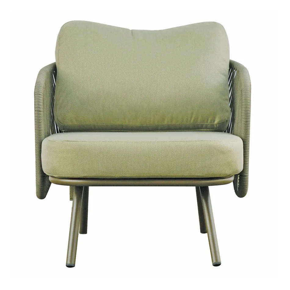 Red or Green Aluminum Garden Living Room - Regalrise Viadurini