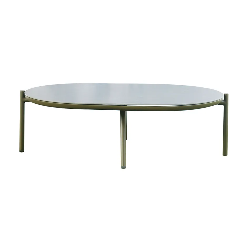 Red or Green Aluminum Garden Living Room - Regalrise Viadurini