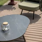 Red or Green Aluminum Garden Living Room - Regalrise Viadurini