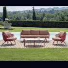Red or Green Aluminum Garden Living Room - Regalrise Viadurini
