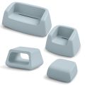Garden Lounge in Colored Polyethylene Made in Italy 4 Pieces - Nibs