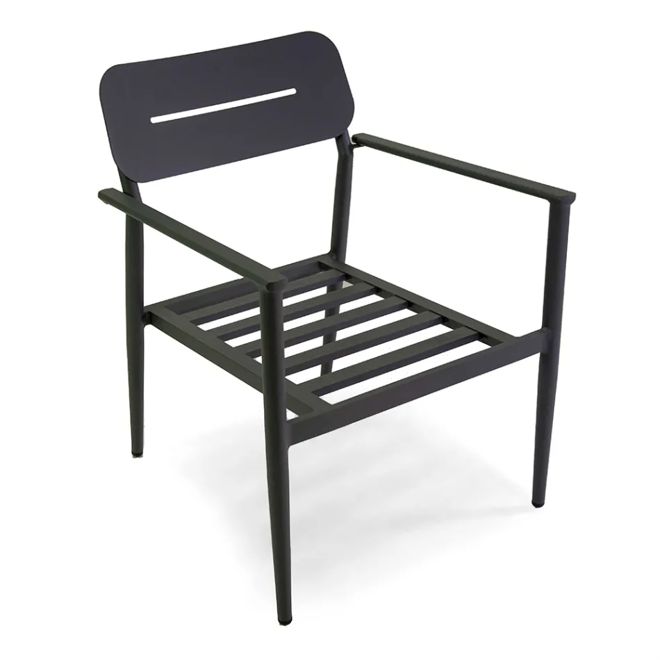 Garden Lounge Made of Aluminum of Different Finishes - Souvenir Viadurini