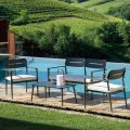 Garden Lounge Made of Aluminum of Different Finishes - Souvenir
