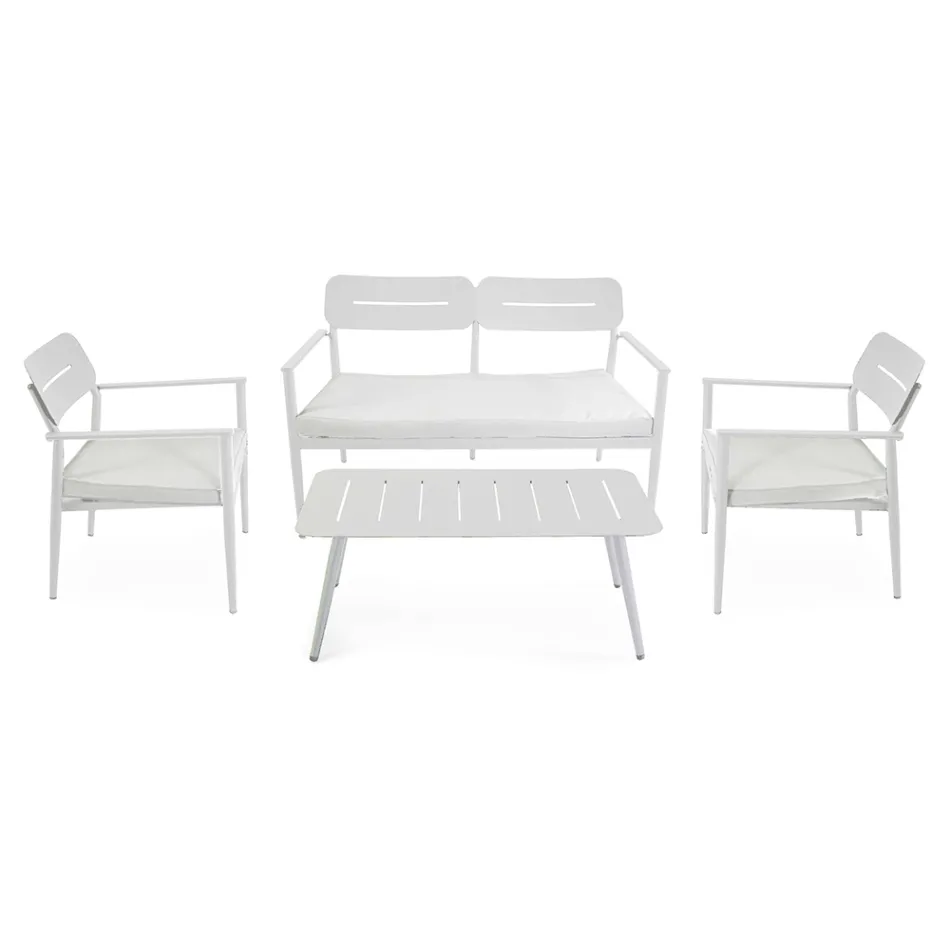 Garden Lounge Made of Aluminum of Different Finishes - Souvenir Viadurini