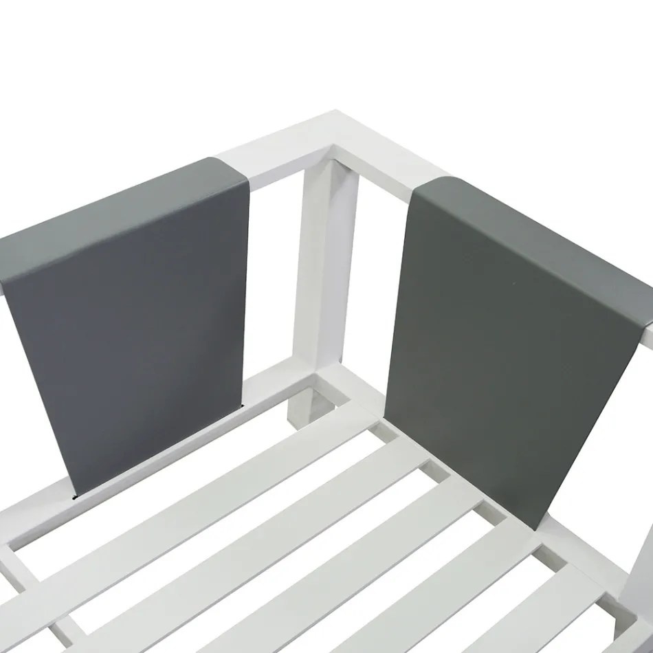 Garden Lounge Made of Aluminum - Pastels Viadurini