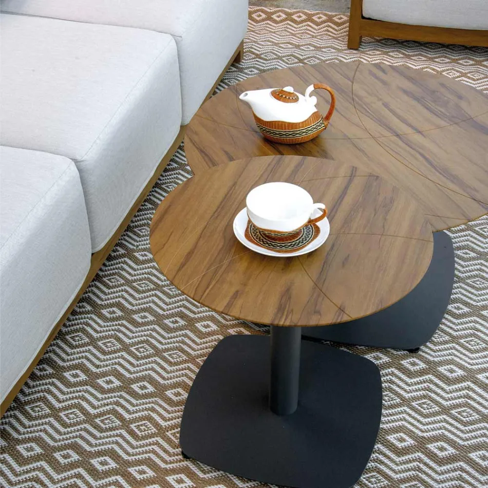 Aluminum Living Room with Thermal Transfer Wood Effect - Camper Viadurini