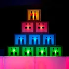 Cube luminous shelf Slide Open Cube modern design made in Italy Viadurini