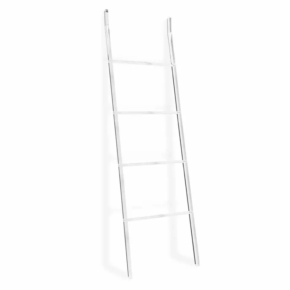 Towel Holder Ladder in Transparent Plexiglass Design 2 Heights - Dryers Viadurini