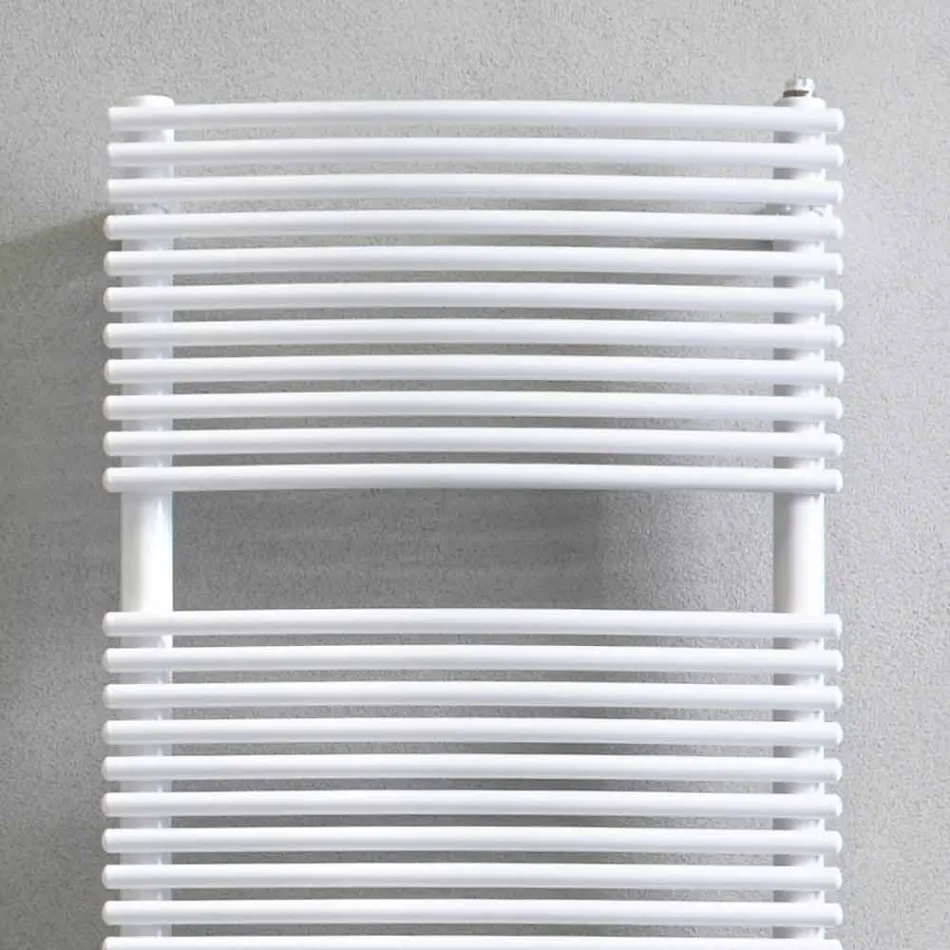 Vertical Design Hydraulic Bathroom Towel Warmer in Steel 1013 W - Griffin Viadurini