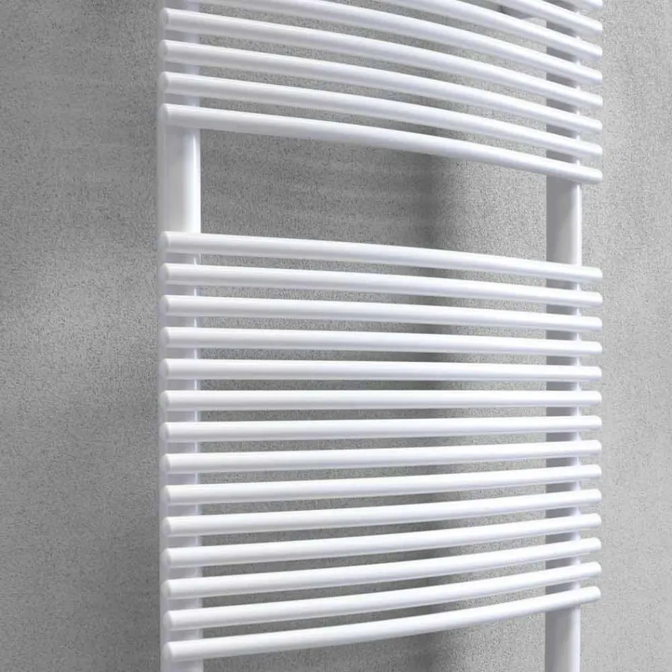 Vertical Design Hydraulic Bathroom Towel Warmer in Steel 1013 W - Griffin Viadurini