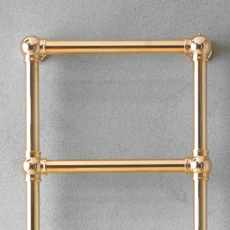 Hydraulic Modular Towel Warmer Brass Tube Gold 311 W - Caesar Viadurini