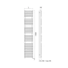 Towel Warmer with Electric System and Steel Structure Made in Italy - Syrup Viadurini