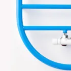 “Tutto Tondo Slim” Design Towel Warmer in Steel Made in Italy - Smooth Viadurini