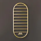 “Tutto Tondo Slim” Design Towel Warmer in Steel Made in Italy - Smooth Viadurini