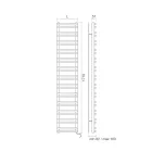 Electric Towel Warmer with Horizontal Elements Made in Italy - Amaretti Viadurini