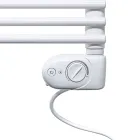 Electric Towel Warmer with Horizontal Elements Made in Italy - Amaretti Viadurini