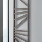 Electric Towel Warmer with Square Elements Made in Italy - Almonds Viadurini