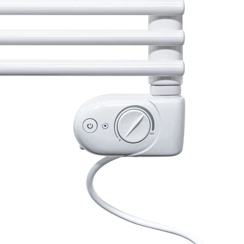 Electric Towel Warmer with Square Elements Made in Italy - Almonds Viadurini