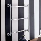 Chrome electric heated towel ray, modern design, Gaia by Scirocco H Viadurini