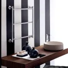 Chrome electric heated towel ray, modern design, Gaia by Scirocco H Viadurini