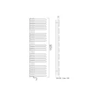 Electric Towel Warmer in Carbon Steel Made in Italy - Sour Cherries Viadurini