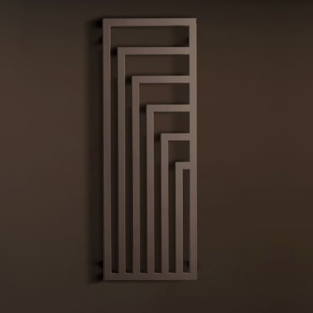 Electric Towel Warmer in Steel with a Modern Design Made in Italy - Potentia Viadurini