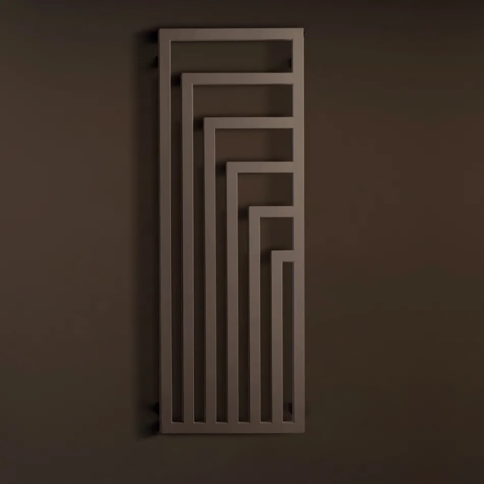 Electric Towel Warmer in Steel with a Modern Design Made in Italy - Potentia Viadurini