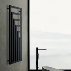 Electric Steel Towel Warmer with Modern Design Made in Italy - Potentia Viadurini