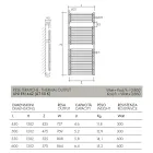 Electric Towel Warmer in Steel Chrome and Gold Finish Made in Italy - Laura Viadurini